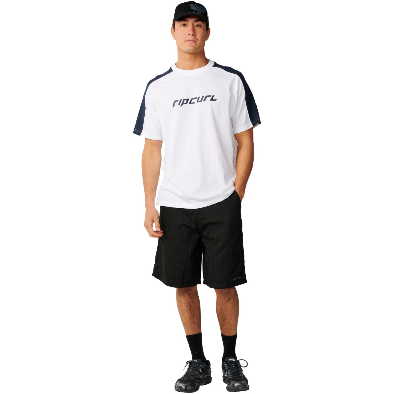 2026 Rip Curl Herre Arkiv Op Top Panel T-Shirt 129MTE - White